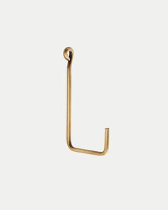 single brass hook small