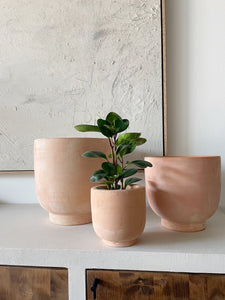 Terracotta Footed Planters